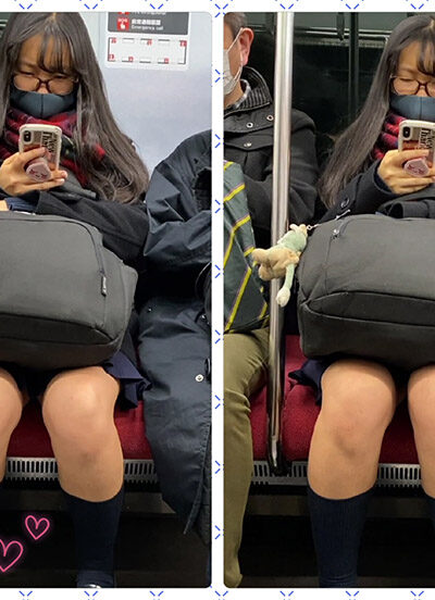 JK風制服美女の対面エロ過ぎるミニスカ生脚181