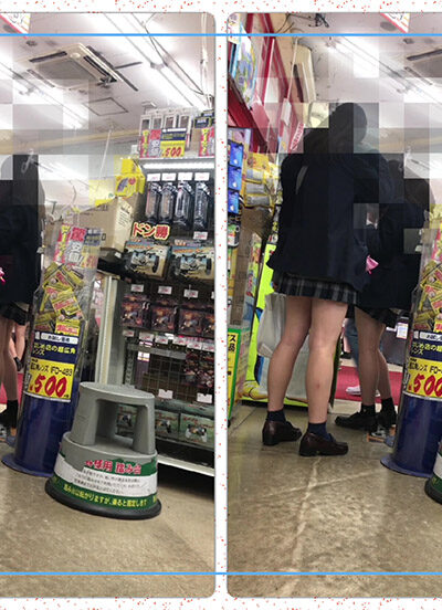 （再販）カワイイJ○のスカートを、下から見上げてみた #3