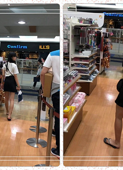 ★再販品 お嬢さんの逆さパンチラ動画 023