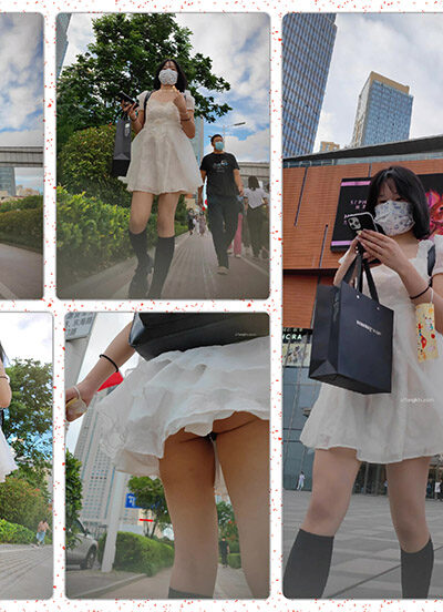 JKちゃんに路上お触り