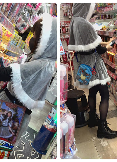 店員逆さ