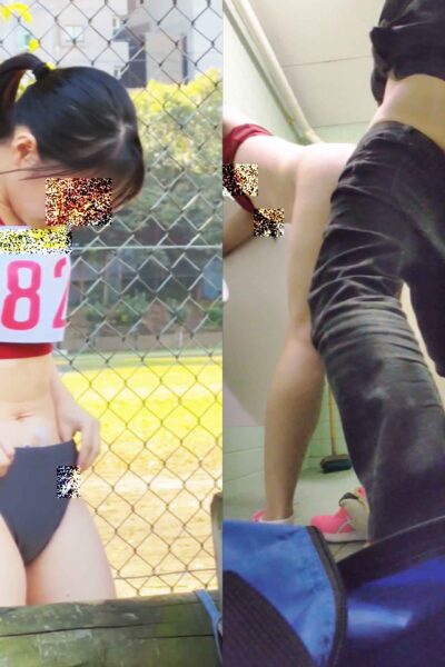 陸上女子チカン⑤　2022年川○市陸上競技選手権出場＜競技場男子トイレで生挿れブッかけチカン＞※特典映像有
