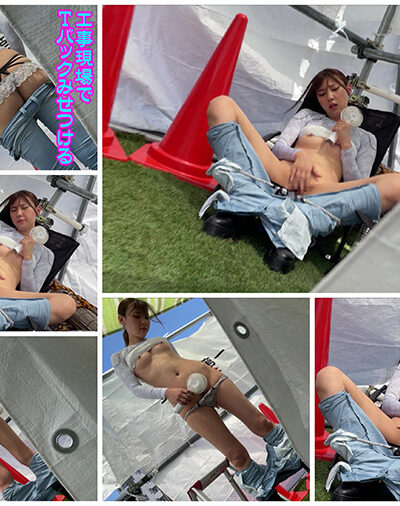 真夏の工事現場で撮影バレ 先輩の尻に食い込む蒸れたTバック