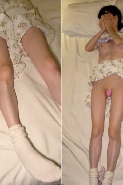 （再販）【飲み友に悪戯】バイトの後輩スレンダー美女「かよ」にお願い。。。「もっとクッキリスジワレメ見せて」