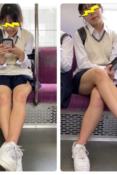 長編新作！脚を組むS級制服美女のエロ過ぎる対面ミニスカ生脚493