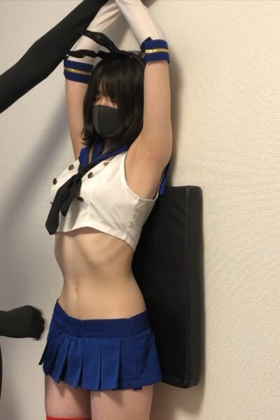 Private: 【再販商品】031.（前編）しまかぜコスのスレンダー美女が男二人からSTRONG腹パンチされる！　※後半とのセット買い推奨※