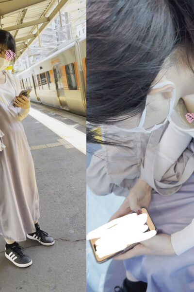 [電車胸チラ]疲れが溜まっていたのか胸元ユルイまんまﾑﾆｬ~・・・簡単に近付いておっぱい撮れました(=ﾟωﾟ)ﾉ
