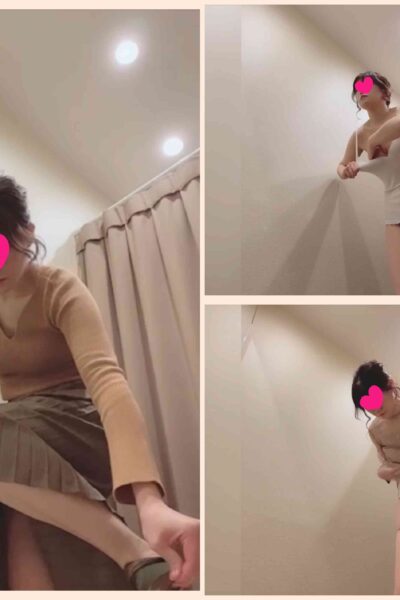 【試着室／ドレス専門店】S級美女が清楚系ドレスを選んでいます（mp4）