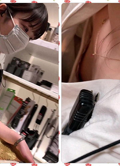削除予定　20 歳の可愛いバイトちゃんのおっぱいを覗いちゃいました