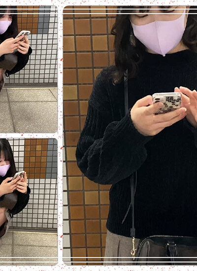 24A【だまし撮り】可愛いのに恥ずかしい状態の白Ｐ