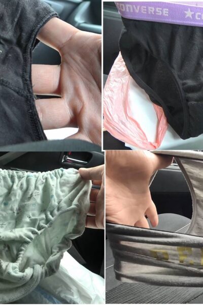〇学生の部活合宿の荷物から汚パンツ発見！⑤９枚ゲット～！クロッチの毛玉ちゃん♡