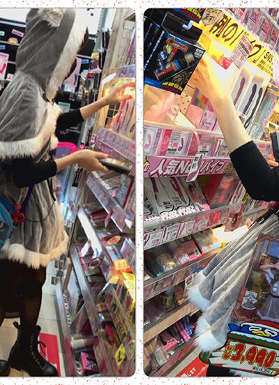 ド○キ店員逆さ